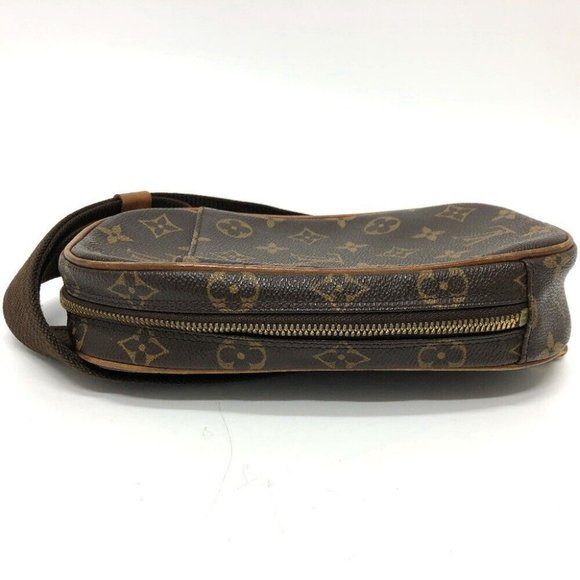 Authentic LOUIS VUITTON M51870 Monogram Pochette Gange Bag Shoulder Bag Monogram - Picture 7 of 14
